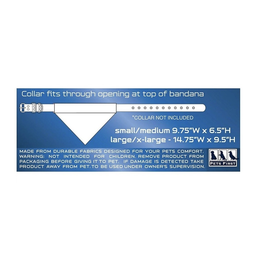 NFL Dog Bandana Baltimore Ravens Reversible Pet Bandana 2 Sided NWT Size S/M - Picture 4 of 9